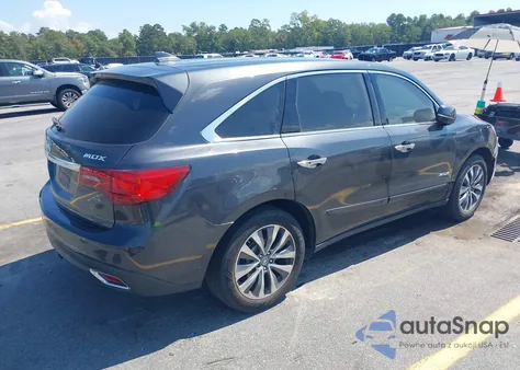 2014 Acura Mdx Technology Package z USA, uszkodzony, nr VIN 5FRYD3H44EB012790